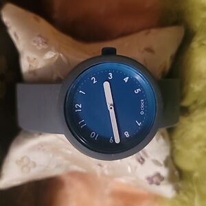 Blue & Grey O Clock‎ O Bag Watch Silicone Slip On Band